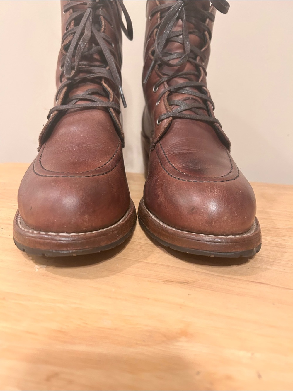 Red Wing Clara 3406 Heeled Boot in Amber Harness Leather Women’s Boots Size 10B - Picture 6 of 11